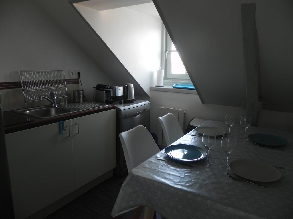 Appartement Rue Haute Honfleur Exteriör bild