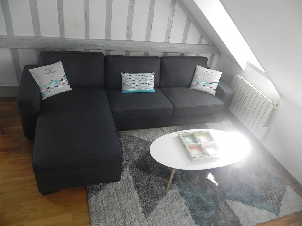 Appartement Rue Haute Honfleur Exteriör bild